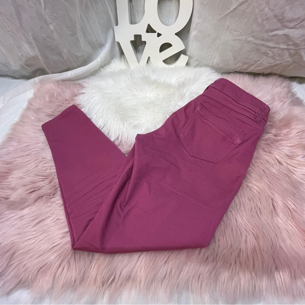 Democracy AB technology size 6 magenta coloured soft jeans